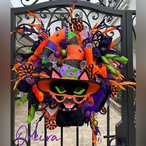 Halloween Cat Wreath